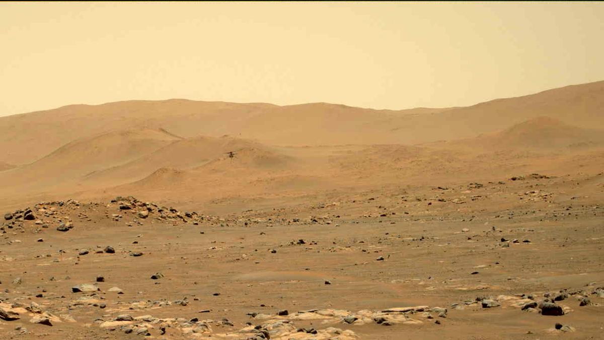 This image was taken by MCZ_RIGHT onboard NASA's Mars rover Perseverance on Sol 76