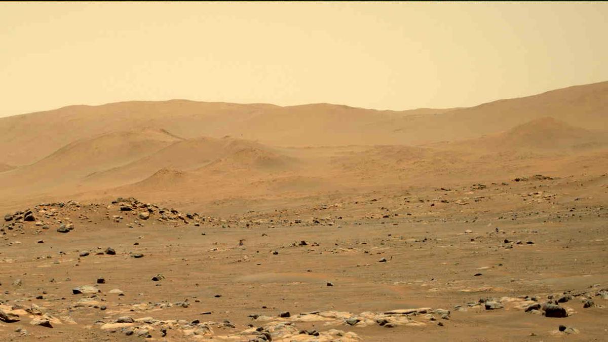 This image was taken by MCZ_RIGHT onboard NASA's Mars rover Perseverance on Sol 76