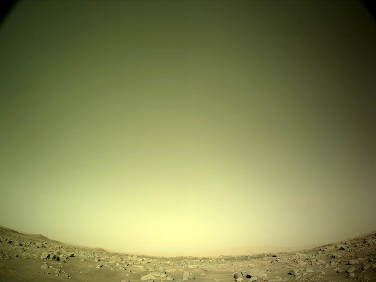 This image was taken by NAVCAM_LEFT onboard NASA's Mars rover Perseverance on Sol 77