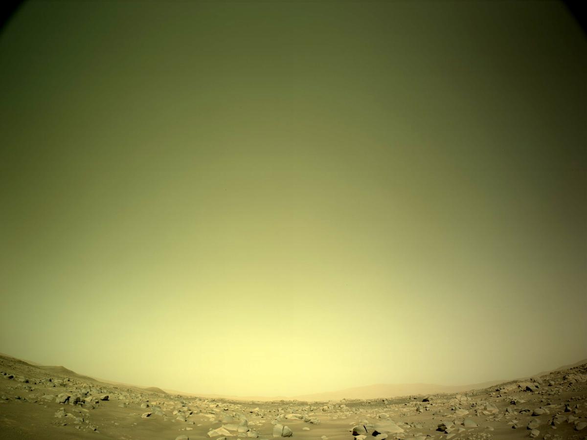 This image was taken by NAVCAM_RIGHT onboard NASA's Mars rover Perseverance on Sol 77