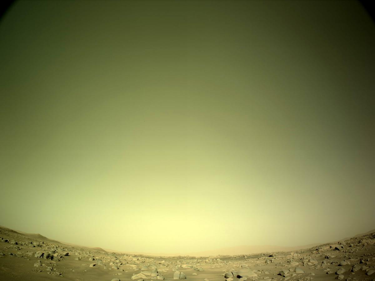 This image was taken by NAVCAM_RIGHT onboard NASA's Mars rover Perseverance on Sol 77