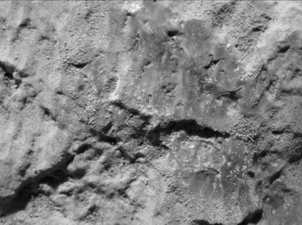 This image was taken by SHERLOC_WATSON onboard NASA's Mars rover Perseverance on Sol 78