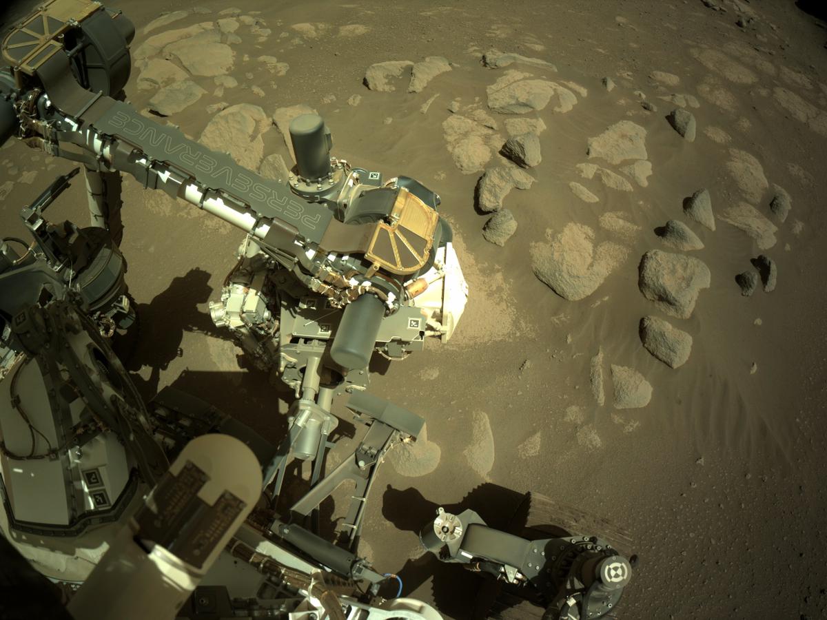 This image was taken by NAVCAM_RIGHT onboard NASA's Mars rover Perseverance on Sol 80