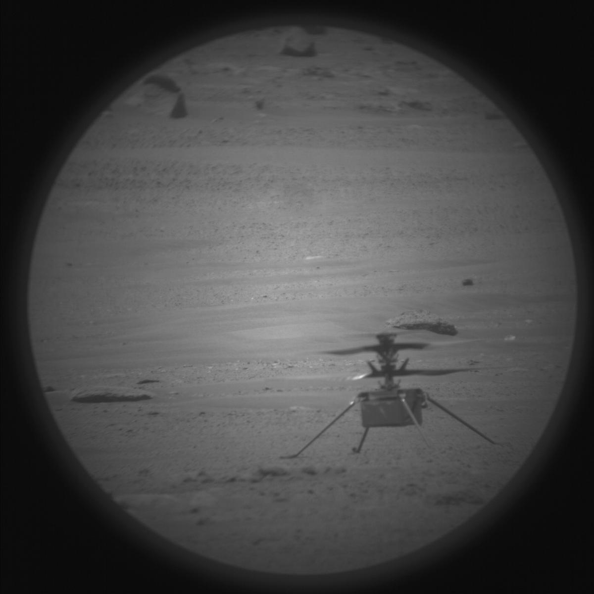 This image was taken by SUPERCAM_RMI onboard NASA's Mars rover Perseverance on Sol 82