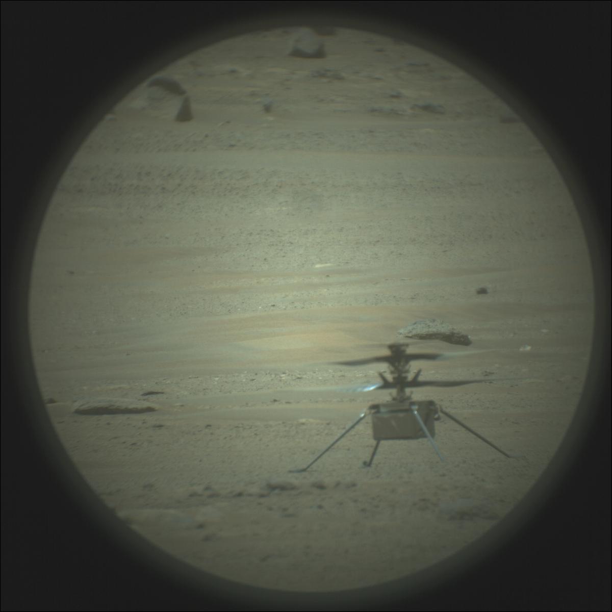 This image was taken by SUPERCAM_RMI onboard NASA's Mars rover Perseverance on Sol 82