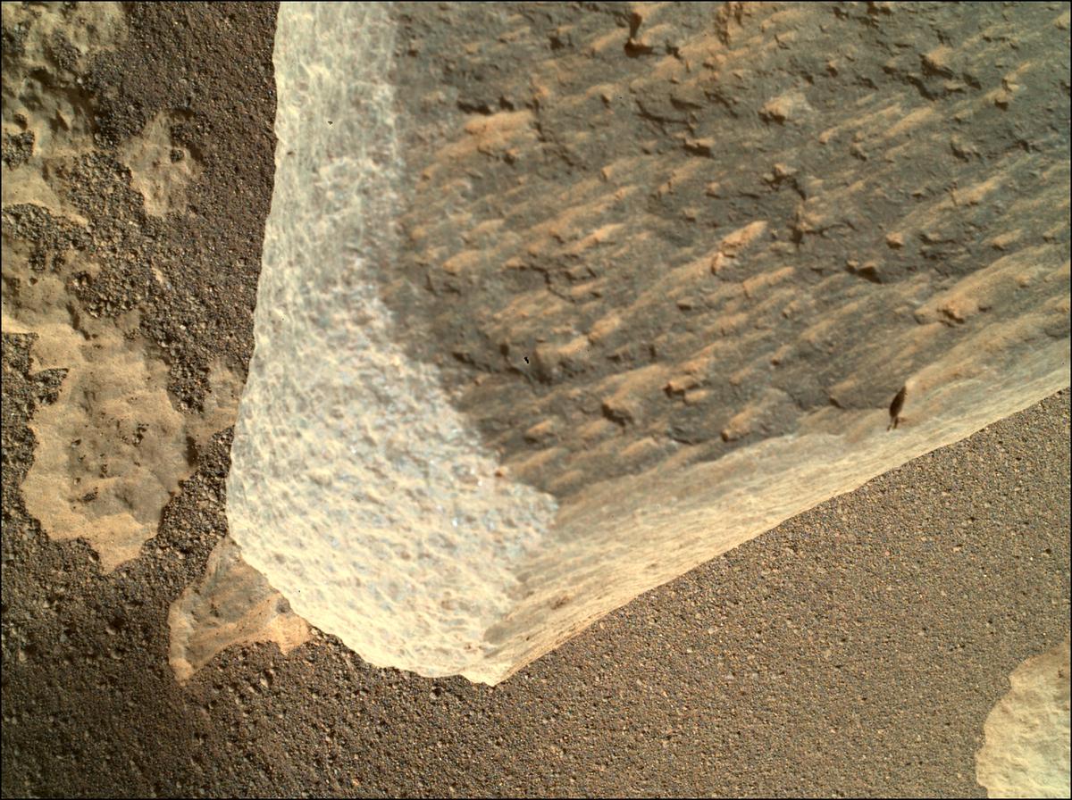 This image was taken by SHERLOC_WATSON onboard NASA's Mars rover Perseverance on Sol 82
