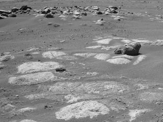 View image taken on Mars, Mars Perseverance Sol 84: Front Right Hazard Avoidance Camera (Hazcam)