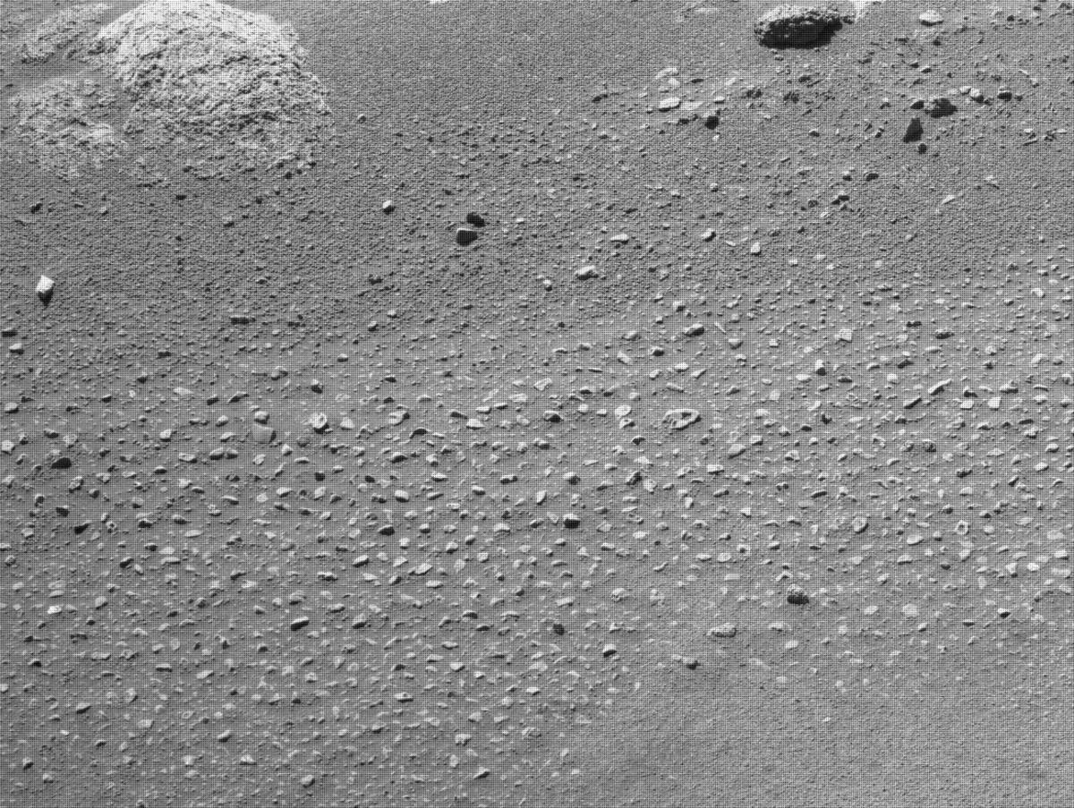 This image was taken by FRONT_HAZCAM_RIGHT_A onboard NASA's Mars rover Perseverance on Sol 84