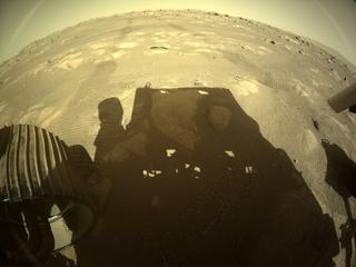 View image taken on Mars, Mars Perseverance Sol 84: Rear Left Hazard Avoidance Camera (Hazcam)