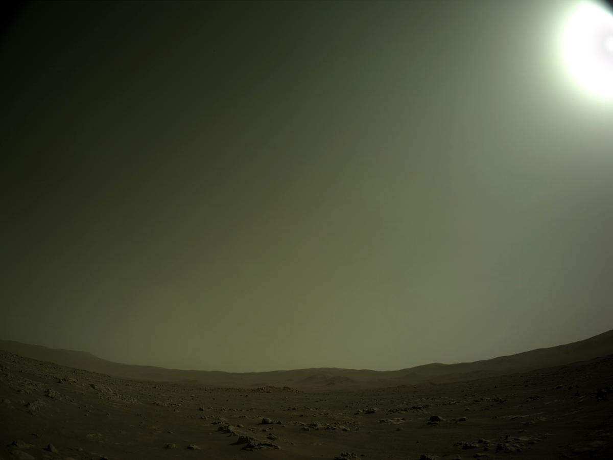 This image was taken by NAVCAM_LEFT onboard NASA's Mars rover Perseverance on Sol 85