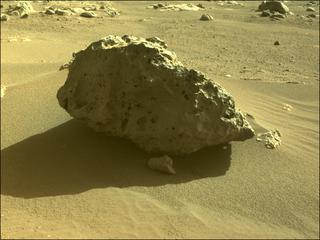 View image taken on Mars, Mars Perseverance Sol 86: Front Left Hazard Avoidance Camera (Hazcam)