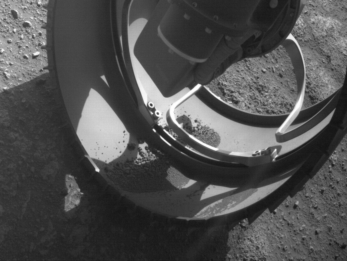 This image was taken by FRONT_HAZCAM_RIGHT_A onboard NASA's Mars rover Perseverance on Sol 86