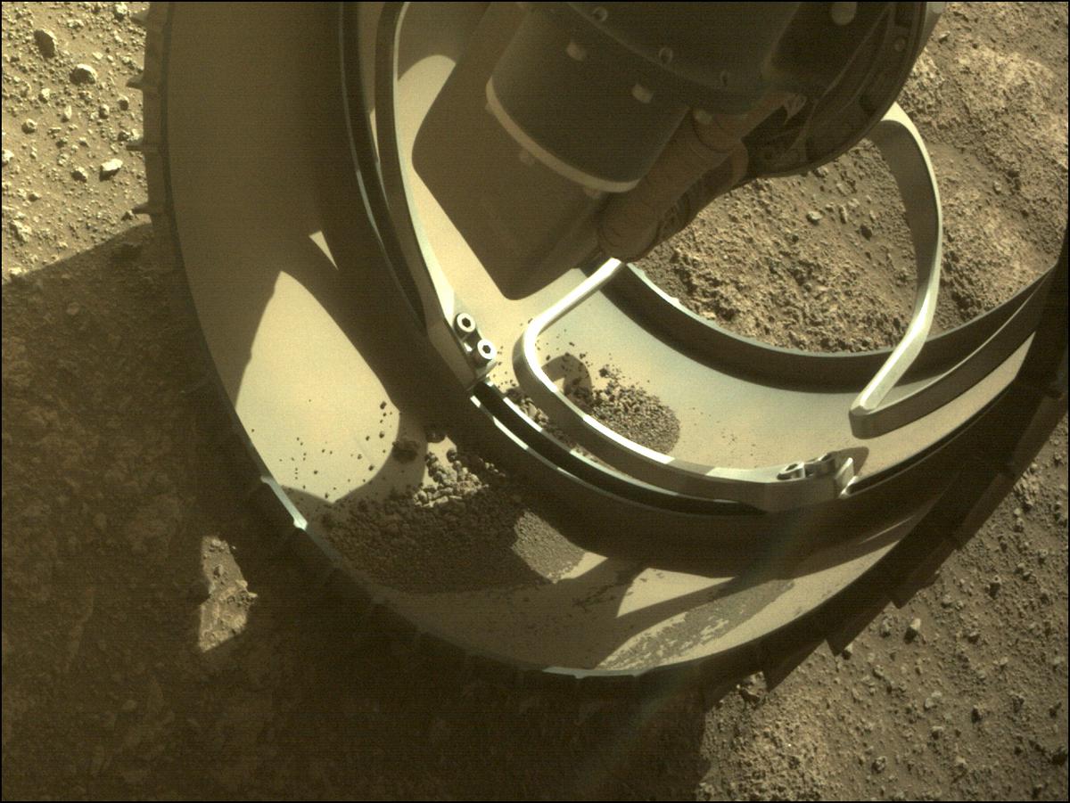 This image was taken by FRONT_HAZCAM_RIGHT_A onboard NASA's Mars rover Perseverance on Sol 86