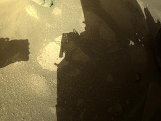 View image taken on Mars, Mars Perseverance Sol 86: Rear Left Hazard Avoidance Camera (Hazcam)