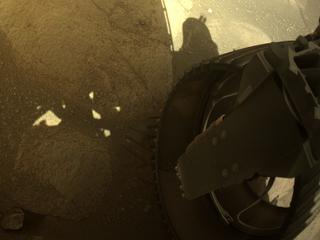 View image taken on Mars, Mars Perseverance Sol 86: Rear Right Hazard Avoidance Camera (Hazcam)