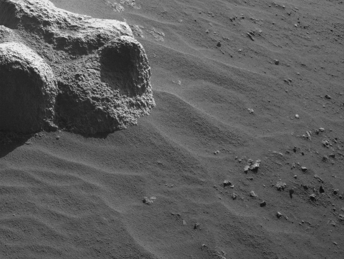 This image was taken by FRONT_HAZCAM_RIGHT_A onboard NASA's Mars rover Perseverance on Sol 91