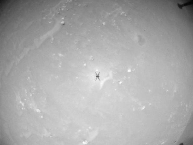 This image was taken by HELI_NAV onboard NASA's Mars rover Perseverance on Sol 91