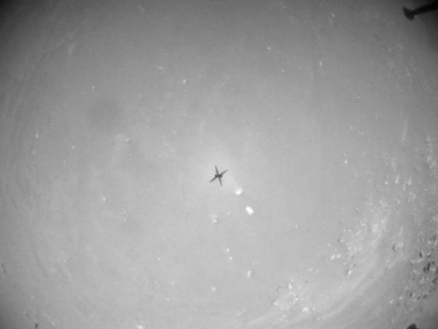 This image was taken by HELI_NAV onboard NASA's Mars rover Perseverance on Sol 91