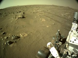 View image taken on Mars, Mars Perseverance Sol 91: Left Navigation Camera (Navcam)