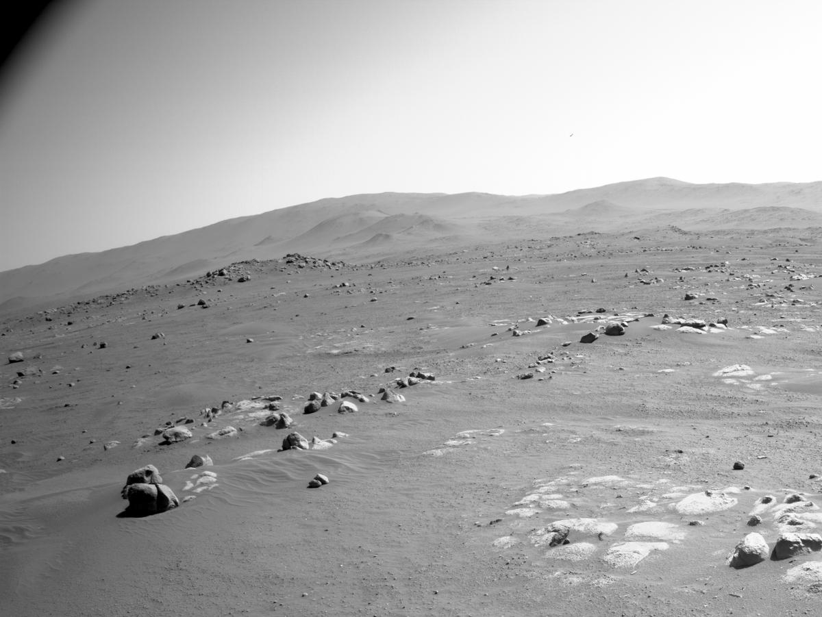This image was taken by NAVCAM_LEFT onboard NASA's Mars rover Perseverance on Sol 91