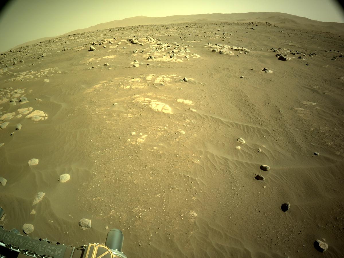 This image was taken by NAVCAM_RIGHT onboard NASA's Mars rover Perseverance on Sol 91