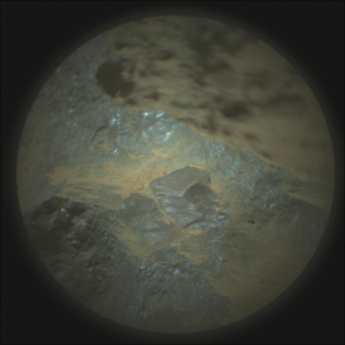 This image was taken by SUPERCAM_RMI onboard NASA's Mars rover Perseverance on Sol 91