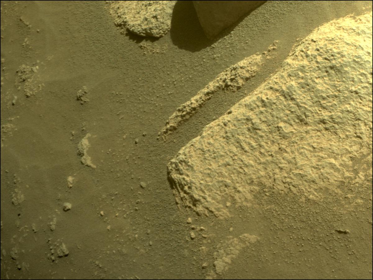 This image was taken by FRONT_HAZCAM_RIGHT_A onboard NASA's Mars rover Perseverance on Sol 92