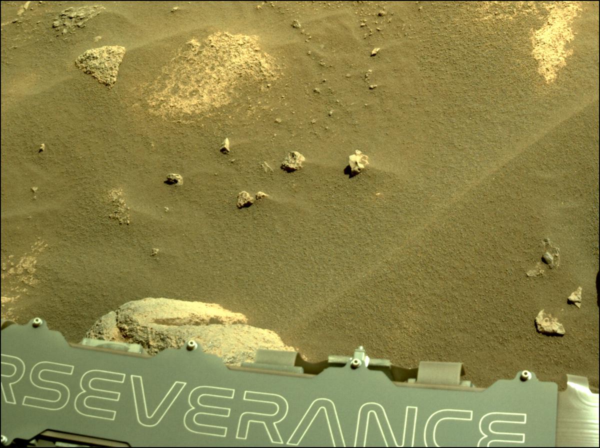 This image was taken by NAVCAM_LEFT onboard NASA's Mars rover Perseverance on Sol 92