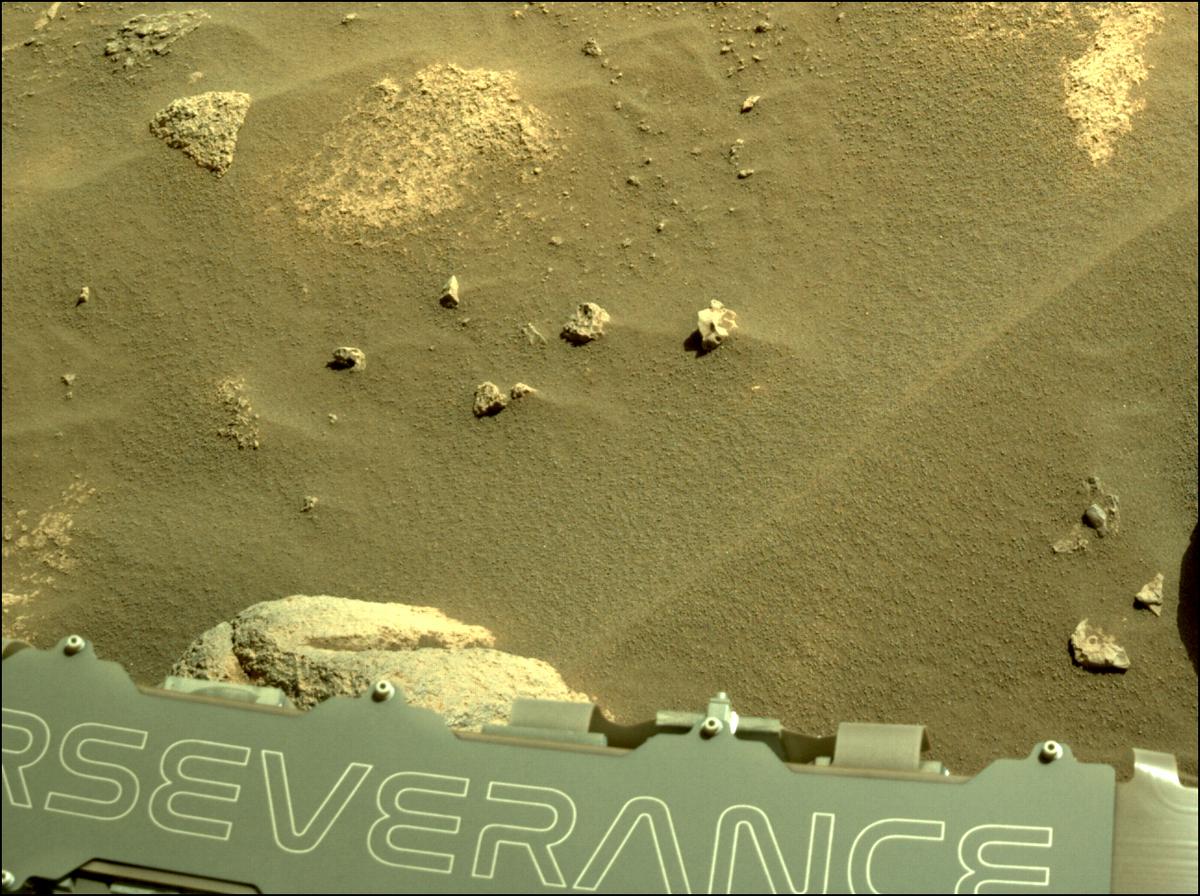 This image was taken by NAVCAM_LEFT onboard NASA's Mars rover Perseverance on Sol 92