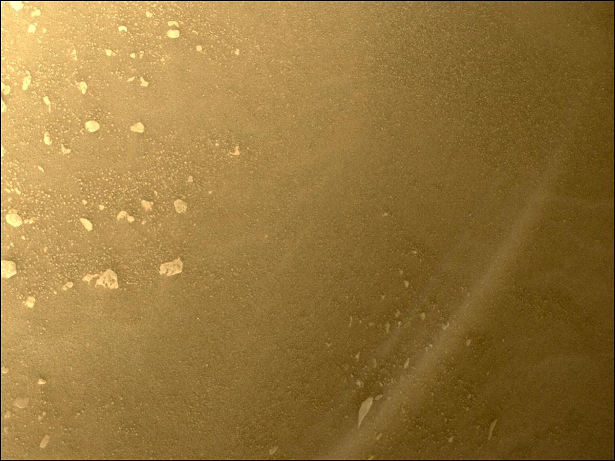 This image was taken by REAR_HAZCAM_LEFT onboard NASA's Mars rover Perseverance on Sol 92