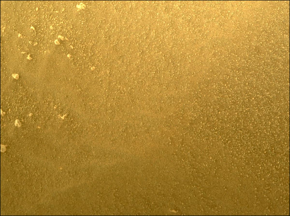 This image was taken by REAR_HAZCAM_RIGHT onboard NASA's Mars rover Perseverance on Sol 92