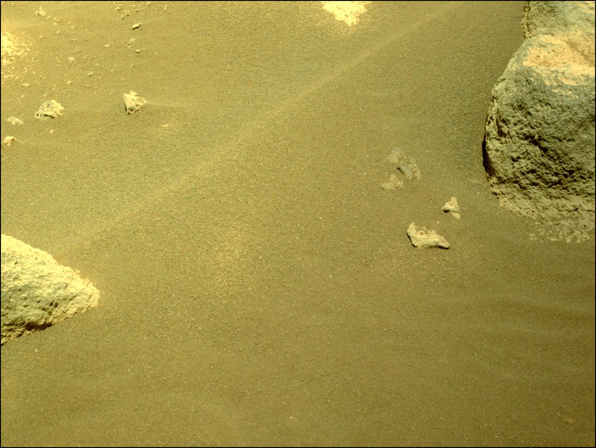 This image was taken by FRONT_HAZCAM_LEFT_A onboard NASA's Mars rover Perseverance on Sol 93