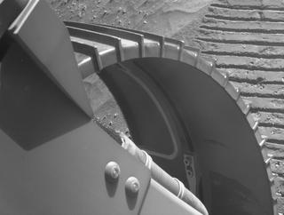 View image taken on Mars, Mars Perseverance Sol 93: Rear Left Hazard Avoidance Camera (Hazcam)