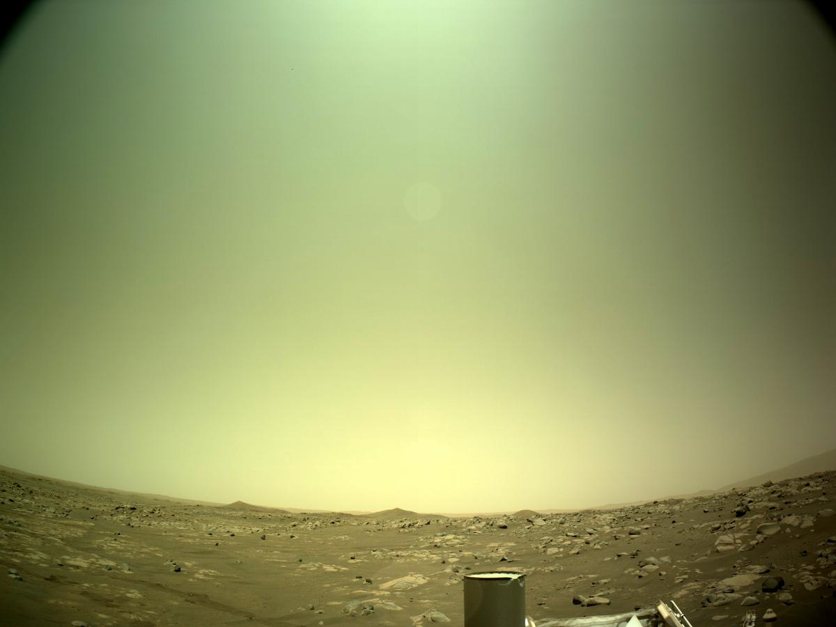 This image was taken by NAVCAM_LEFT onboard NASA's Mars rover Perseverance on Sol 95