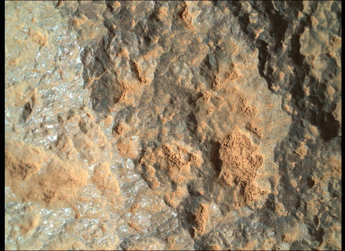 This image was taken by SHERLOC_WATSON onboard NASA's Mars rover Perseverance on Sol 96