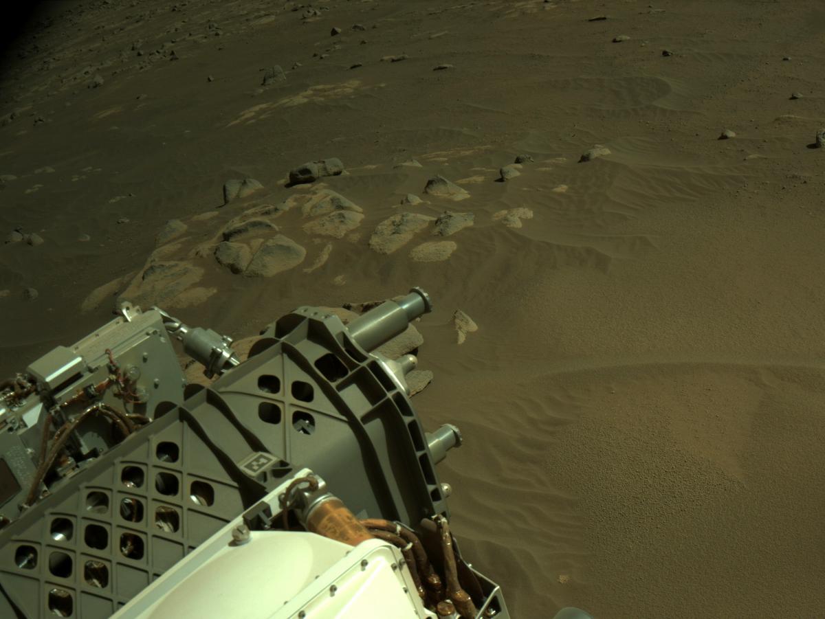 This image was taken by NAVCAM_LEFT onboard NASA's Mars rover Perseverance on Sol 99