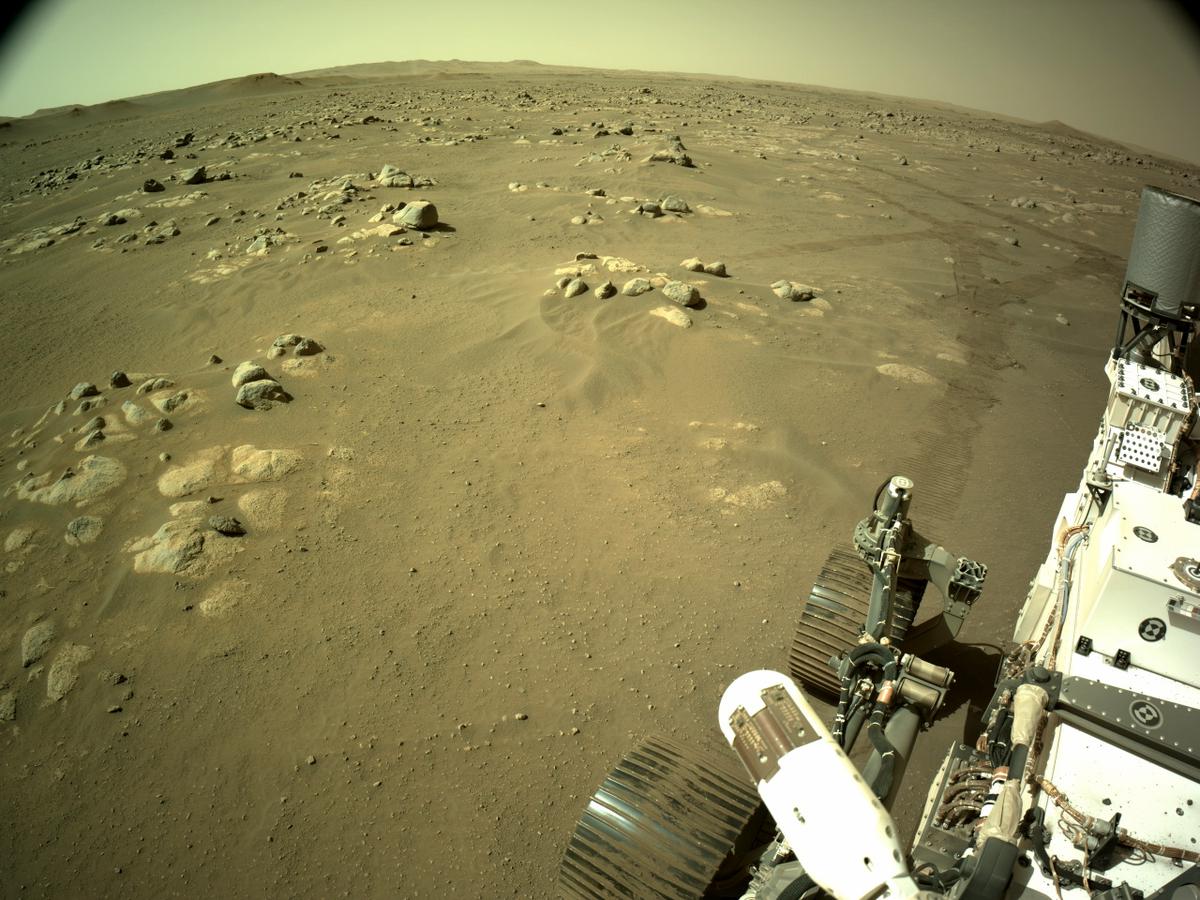 This image was taken by NAVCAM_LEFT onboard NASA's Mars rover Perseverance on Sol 99