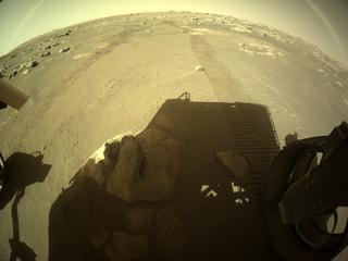 View image taken on Mars, Mars Perseverance Sol 99: Rear Right Hazard Avoidance Camera (Hazcam)