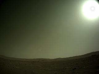 View image taken on Mars, Mars Perseverance Sol 100: Left Navigation Camera (Navcam)