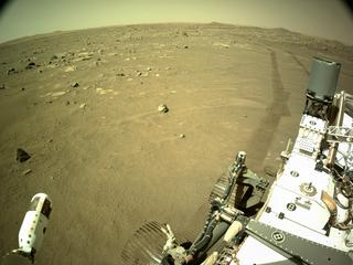 View image taken on Mars, Mars Perseverance Sol 102: Right Navigation Camera (Navcam)