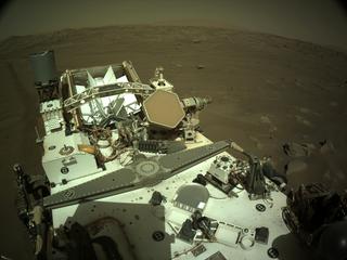 View image taken on Mars, Mars Perseverance Sol 102: Right Navigation Camera (Navcam)