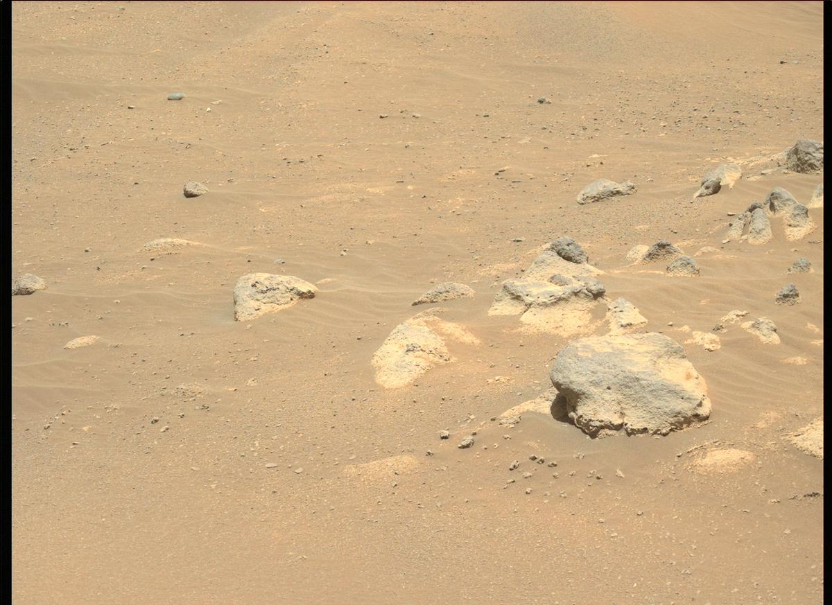 This image was taken by MCZ_LEFT onboard NASA's Mars rover Perseverance on Sol 102