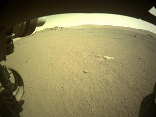 View image taken on Mars, Mars Perseverance Sol 104: Front Left Hazard Avoidance Camera (Hazcam)