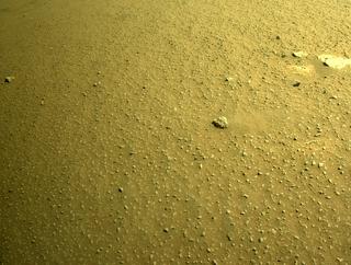 View image taken on Mars, Mars Perseverance Sol 104: Front Right Hazard Avoidance Camera (Hazcam)
