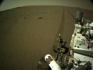 View image taken on Mars, Mars Perseverance Sol 104: Left Navigation Camera (Navcam)