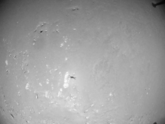 This image was taken by HELI_NAV onboard NASA's Mars rover Perseverance on Sol 107