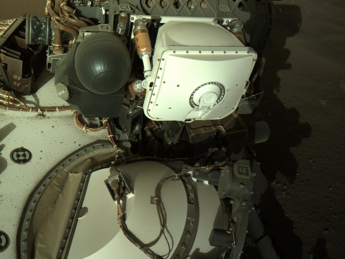 This image was taken by NAVCAM_LEFT onboard NASA's Mars rover Perseverance on Sol 107