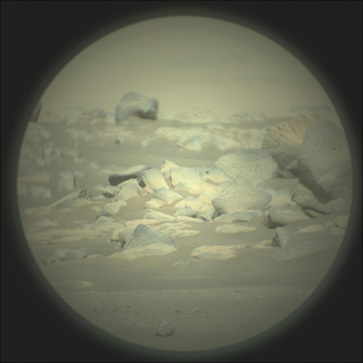 This image was taken by SUPERCAM_RMI onboard NASA's Mars rover Perseverance on Sol 107