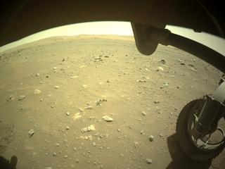 View image taken on Mars, Mars Perseverance Sol 108: Front Right Hazard Avoidance Camera (Hazcam)