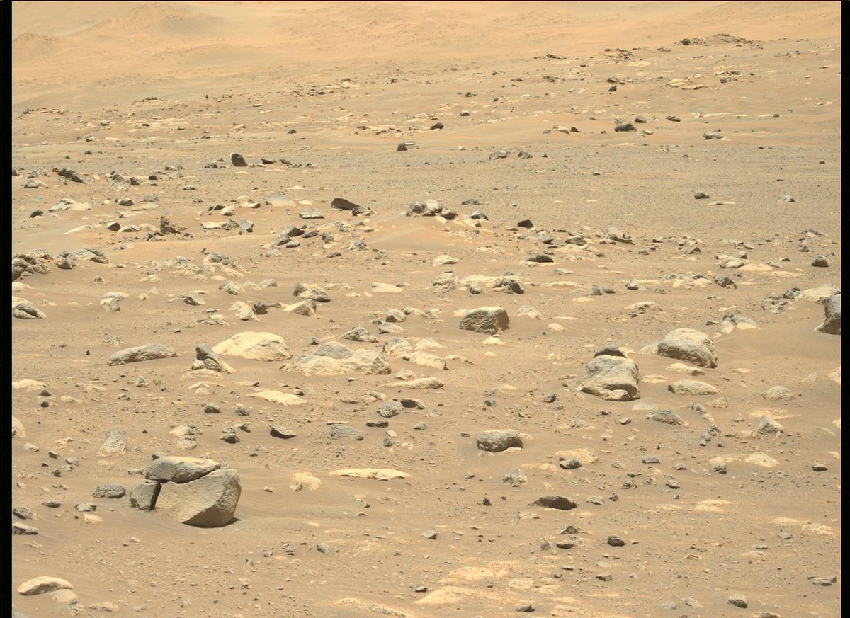 This image was taken by MCZ_LEFT onboard NASA's Mars rover Perseverance on Sol 108